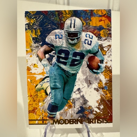 2024 Emmitt Smith Topps Modern Artists Topps Composite - Picture 1 of 2